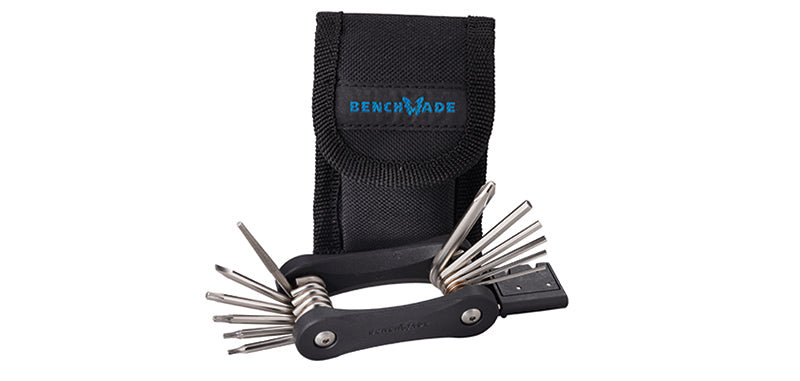 Kit d'outils pliant Benchmade à embouts Torx T6 T8 T10 et clés métriques