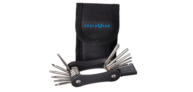 Kit d'outils pliant Benchmade à embouts Torx T6 T8 T10 et clés métriques