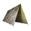 Bâche Mil-Tec Tarp polyester ripstop enduit PVC 3 × 3 m 1 500 g colonne d'eau 5 000 mm avec 19 boucles