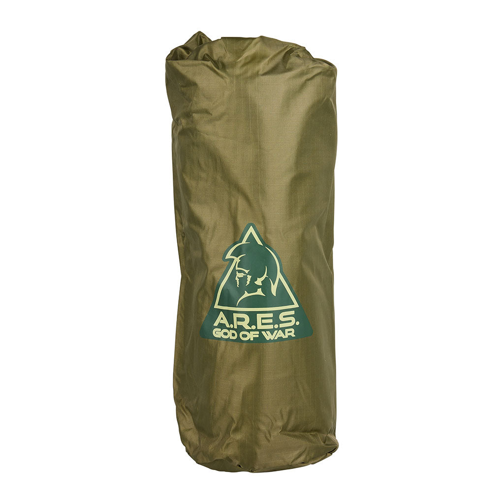 Bâche de bivouac Ares imperméable à coutures thermosoudées 12 sangles et 8 œillets