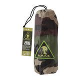 Bâche de bivouac Ares imperméable à coutures thermosoudées 12 sangles et 8 œillets
