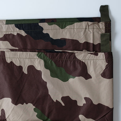 Bâche de bivouac OPEX polyester ripstop 210T 3 x 3 m et 9 points d'ancrage