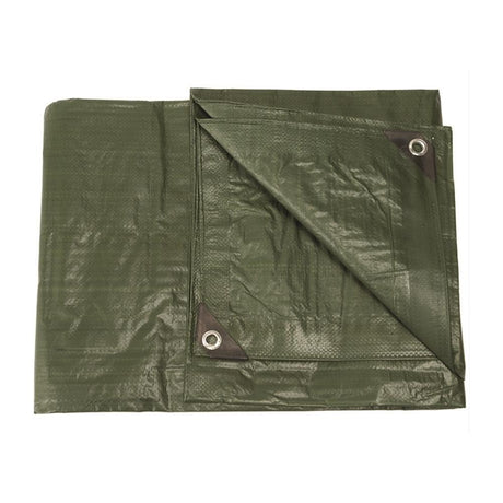 Bâche utilitaire Mil-Tec 4,80 × 6 m polyéthylène double densité colonne d'eau 3 000 mm