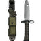 Baïonnette type US M9 Mil-Tec lame acier 420 de 19,5 cm fourreau nylon et kit de secours