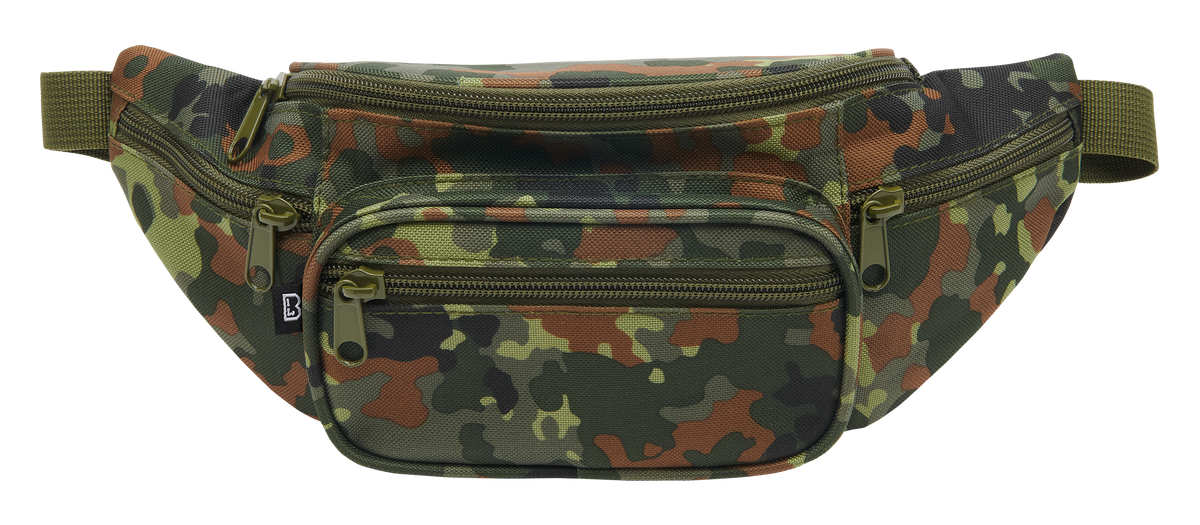 Banane Brandit ceinture réglable cinq poches à glissière polyester 30 x 14 x 10 cm