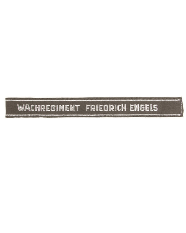 Bande de bras de régiment de garde est-allemand, inscription tissée, lot de 10