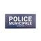 Bande de poitrine Police Municipale GK Pro en gomme à dos auto-agrippant deux formats