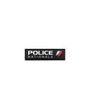Bande de poitrine Police Nationale GK Pro en gomme à dos auto-agrippant deux formats