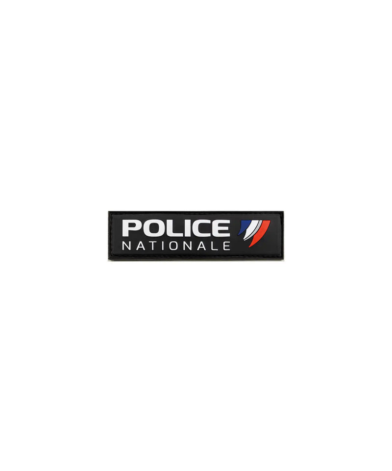 Bande de poitrine Police Nationale GK Pro en gomme à dos auto-agrippant deux formats