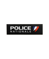 Bande de poitrine Police Nationale GK Pro en gomme à dos auto-agrippant deux formats