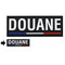Bandeau d'identification Patrol Equipement Douane en rubber souple deux dimensions