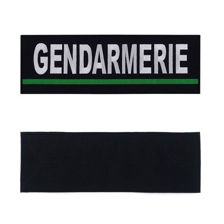 Bandeau d'identification Patrol Equipement Gendarmerie brodé 30 x 10 cm auto-agrippant