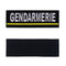 Bandeau d'identification Patrol Equipement Gendarmerie brodé 30 x 10 cm auto-agrippant