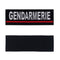 Bandeau d'identification Patrol Equipement Gendarmerie brodé 30 x 10 cm auto-agrippant