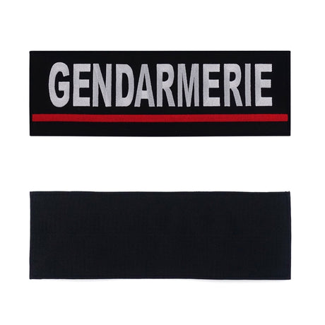 Bandeau d'identification Patrol Equipement Gendarmerie brodé 30 x 10 cm auto-agrippant
