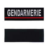 Bandeau d'identification Patrol Equipement Gendarmerie brodé 30 x 10 cm auto-agrippant