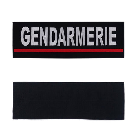 Bandeau d'identification Patrol Equipement Gendarmerie brodé 30 x 10 cm auto-agrippant