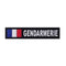 Bandeau d'identification Patrol Equipement Gendarmerie en PVC souple lettres en relief