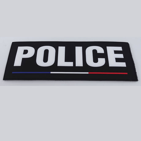 Bandeau d'identification souple Patrol Equipement Rubber haute densité lettres en relief