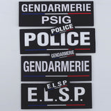 Bandeau d'identification souple Patrol Equipement Rubber haute densité lettres en relief