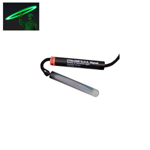 Bâton lumineux Cyalume SOS Signal Light 8 heures avec dragonne de rotation 76 cm
