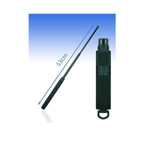 Bâton télescopique Patrol Equipement acier, replié de 17 à 25 cm avec étui