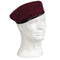 Béret commando type Bundeswehr Mil-Tec en laine mérinos bordure cuir de chèvre UPF 40