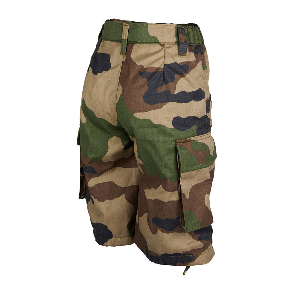 Bermuda Ares pour enfant poches de cuisse auto-agrippantes et bas de jambe à lacet