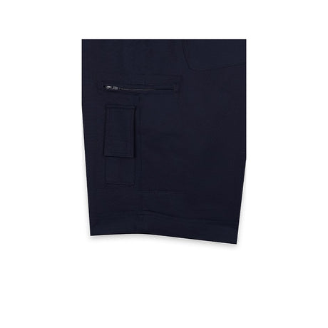 Bermuda stretch neutre GK Professional 200 g/m² élasthanne empiècement d'entrejambe