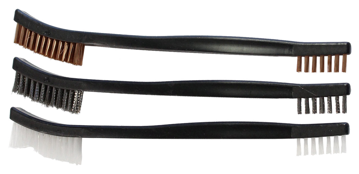 Birchwood Casey Lot 3 brosses de nettoyage 100 g pour l'entretien courant après séance de tir