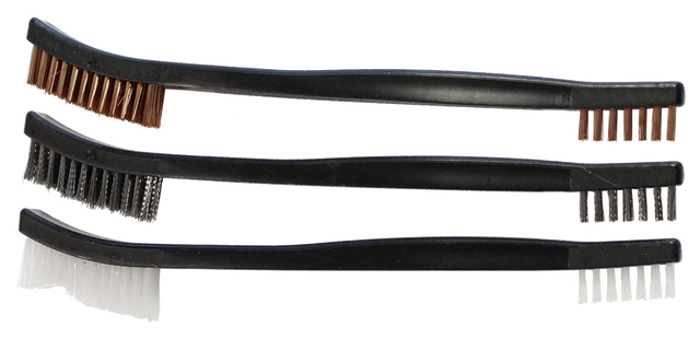 Birchwood Casey Lot 3 brosses de nettoyage 100 g pour l'entretien courant après séance de tir