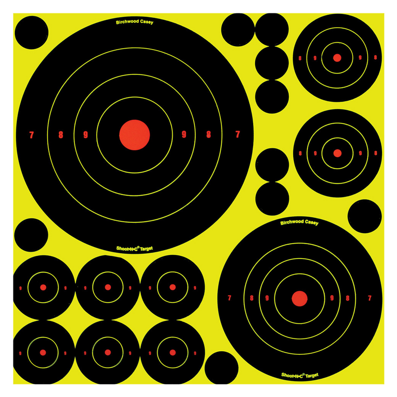 Birchwood Casey Lot de 5 cibles avec 10 bull's eye 200 g