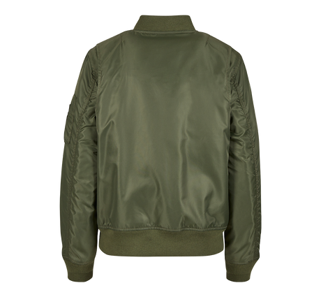Blouson Brandit Sherpa coupe femme en nylon doublure peluche et bords côtes