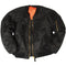 Blouson Mil-Tec type US MA1 Basic en nylon ouaté avec poche de bras à porte-crayons