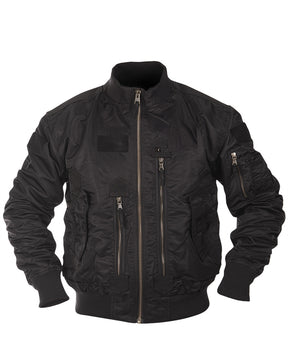 Blouson aviateur US Tactical Mil-Tec en nylon avec surfaces auto-agrippantes