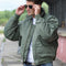 Blouson aviateur type CWU Mil-Tec en nylon matelasse 200 g/m2 poches auto-agrippantes