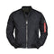 Blouson aviateur type MA1 Summer Mil-Tec en nylon sans garnissage avec poche de bras