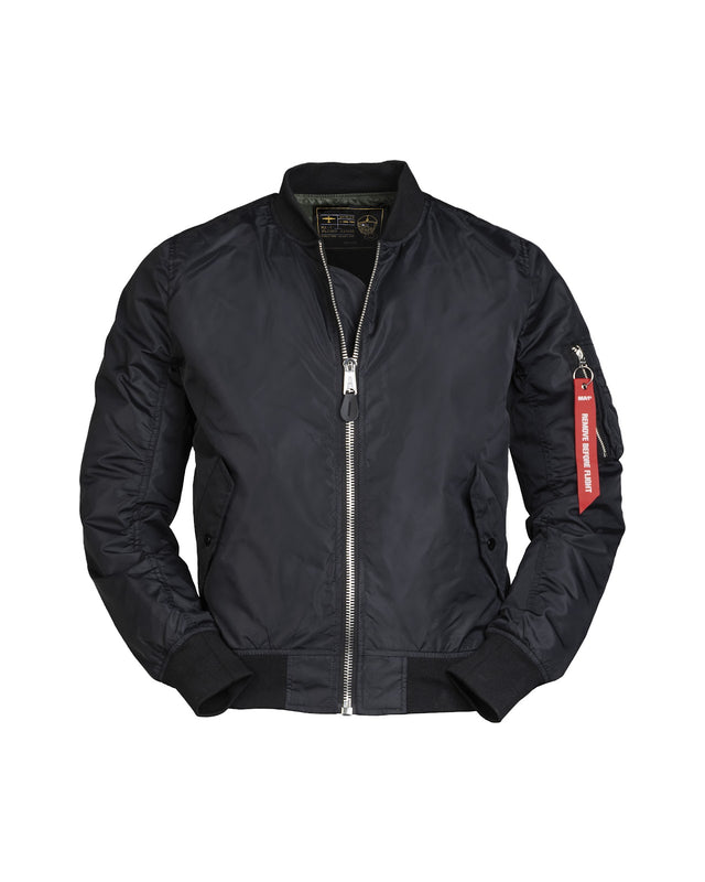Blouson aviateur type MA1 Summer Mil-Tec en nylon sans garnissage avec poche de bras