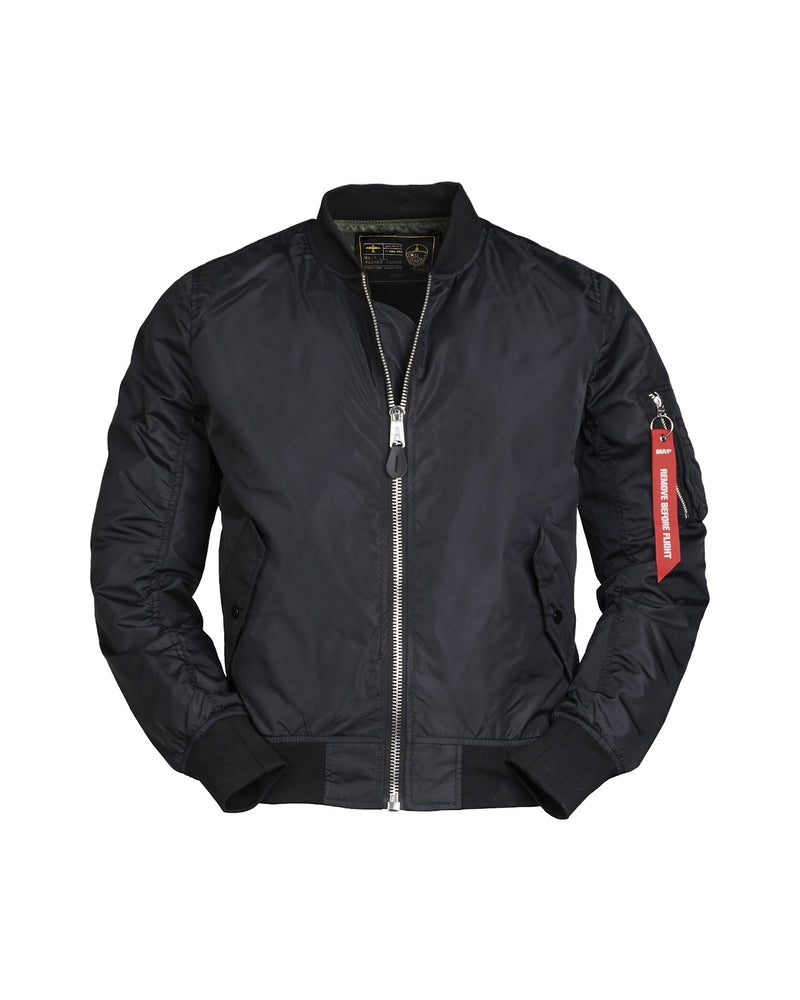 Blouson aviateur type MA1 Summer Mil-Tec en nylon sans garnissage avec poche de bras
