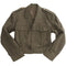 Blouson court type Ike de l'armée belge en gabardine de laine, stock ancien