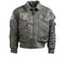 Blouson de vol type CWU Mil-Tec pour enfant en nylon garni 180 g/m² avec insignes