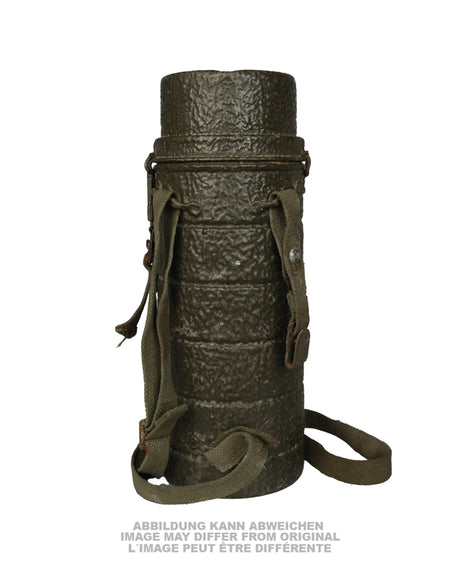 Boîte à masque premier modèle de la Bundeswehr avec bandoulière, occasion