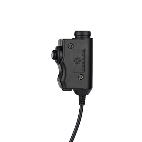 Boîtier PTT Earmor M51 prise Nexus TP-120 OTAN pour radio Kenwood 2 broches