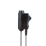 Boîtier PTT Earmor M52 avec bouton déporté M50 pour radio Hytera PD780