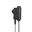 Boîtier PTT Earmor M52 avec bouton déporté M50 pour radio Hytera PD780