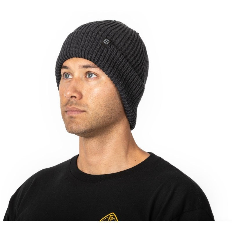 Bonnet Boistel 5.11 Tactical en coton à revers et doublure jersey tricoté