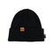 Bonnet Haix BC Beanie laine vierge et polyacrylique écusson cuir bord repliable