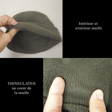 Bonnet OPEX en maille acrylique doublée Thinsulate pour le service par temps froid