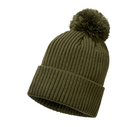 Bonnet à pompon Brandit Bobble Hat en maille polyacrylique avec doublure polaire
