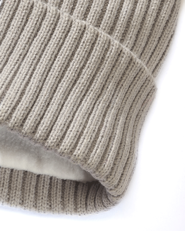 Bonnet à pompon Brandit Bobble Hat en maille polyacrylique avec doublure polaire